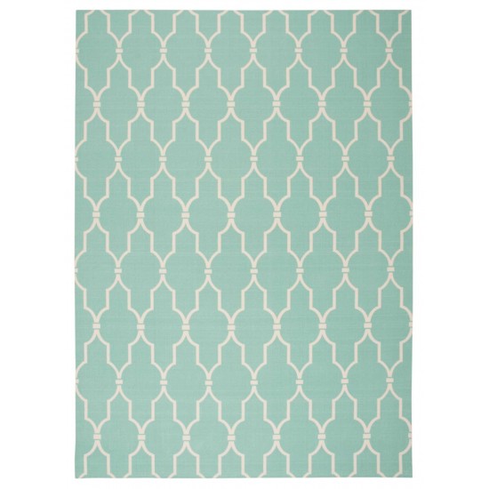 Nourison Home & Garden RS087 Area Rug, Aqua, 10' x 13'