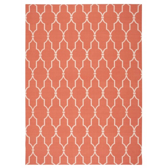 Nourison Home & Garden RS087 Area Rug, Orange, 10' x 13'