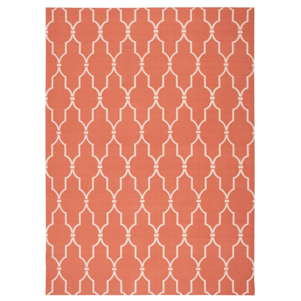 Nourison Home & Garden RS087 Area Rug, Orange, 10' x 13'