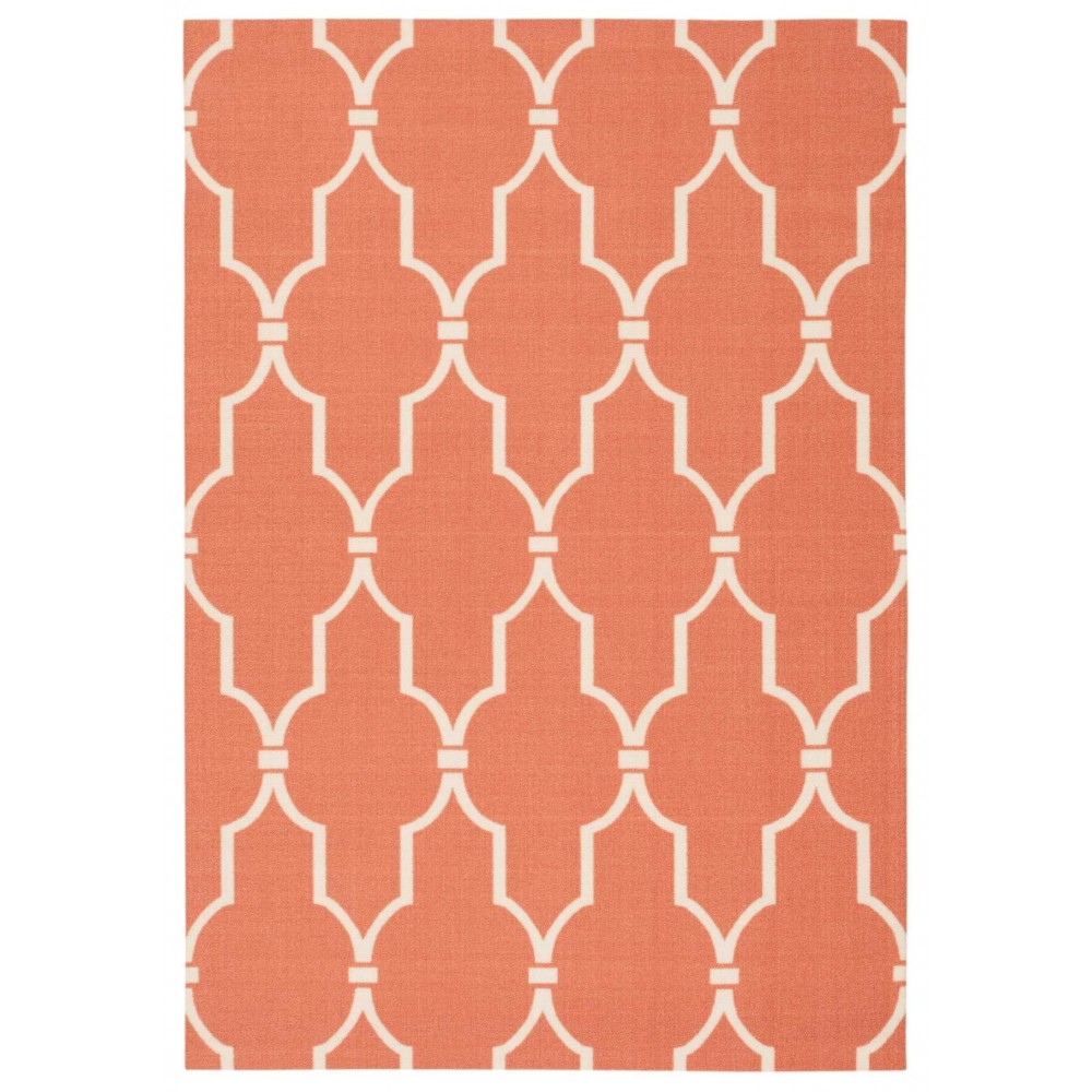 Nourison Home & Garden RS087 Area Rug, Orange, 5'3" x 7'5"