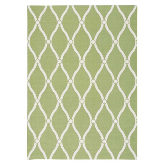 Nourison Home & Garden RS089 Area Rug, Green, 10' x 13'