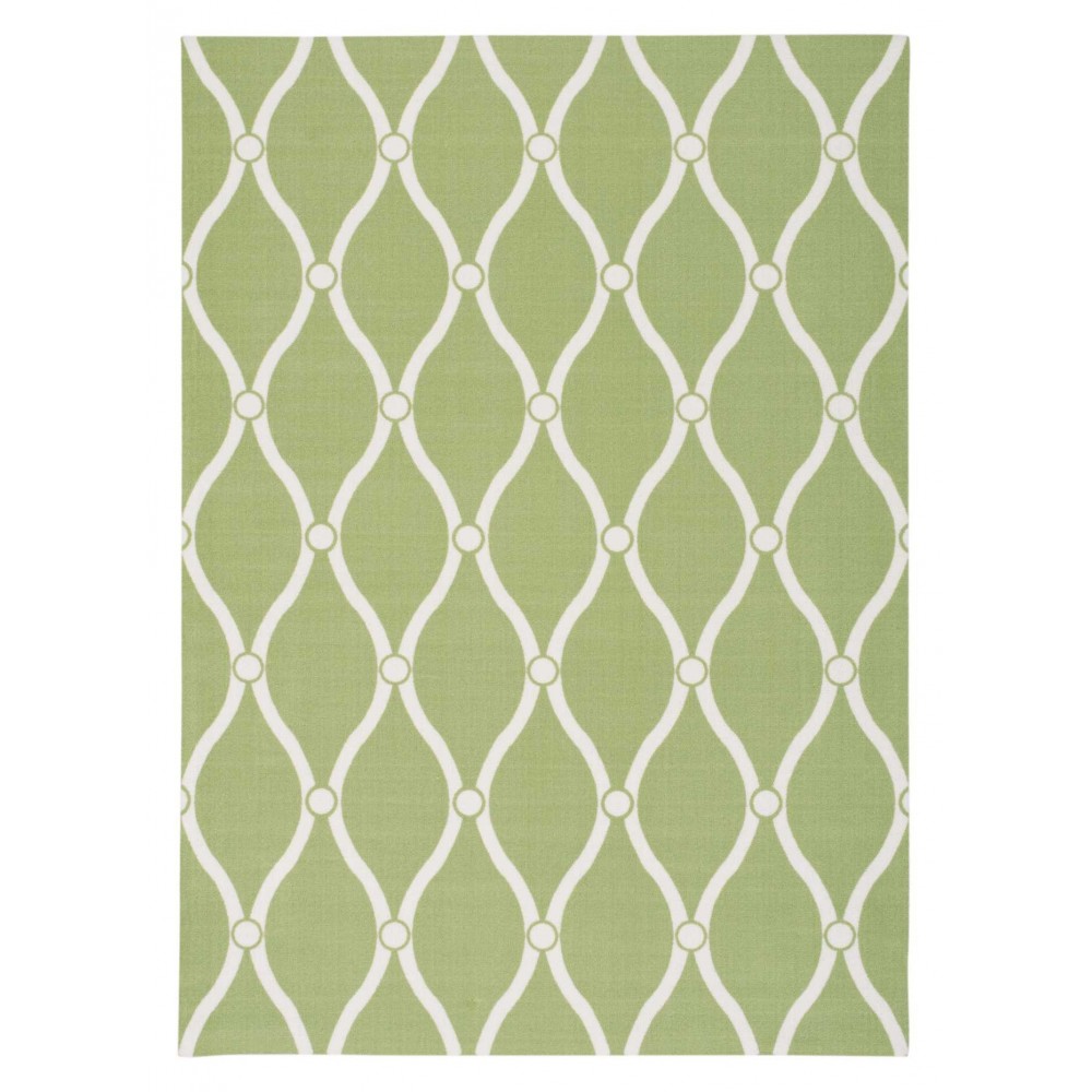 Nourison Home & Garden RS089 Area Rug, Green, 10' x 13'