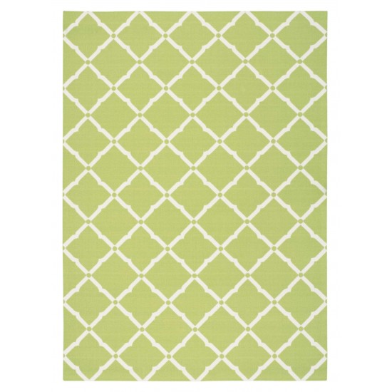 Nourison Home & Garden RS091 Area Rug, Light Green, 10' x 13'