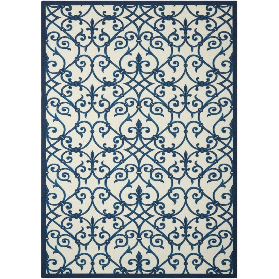 Nourison Home & Garden RS093 Area Rug, Blue, 10' x 13'