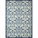 Nourison Home & Garden RS093 Area Rug, Blue, 5'3" x 7'5"