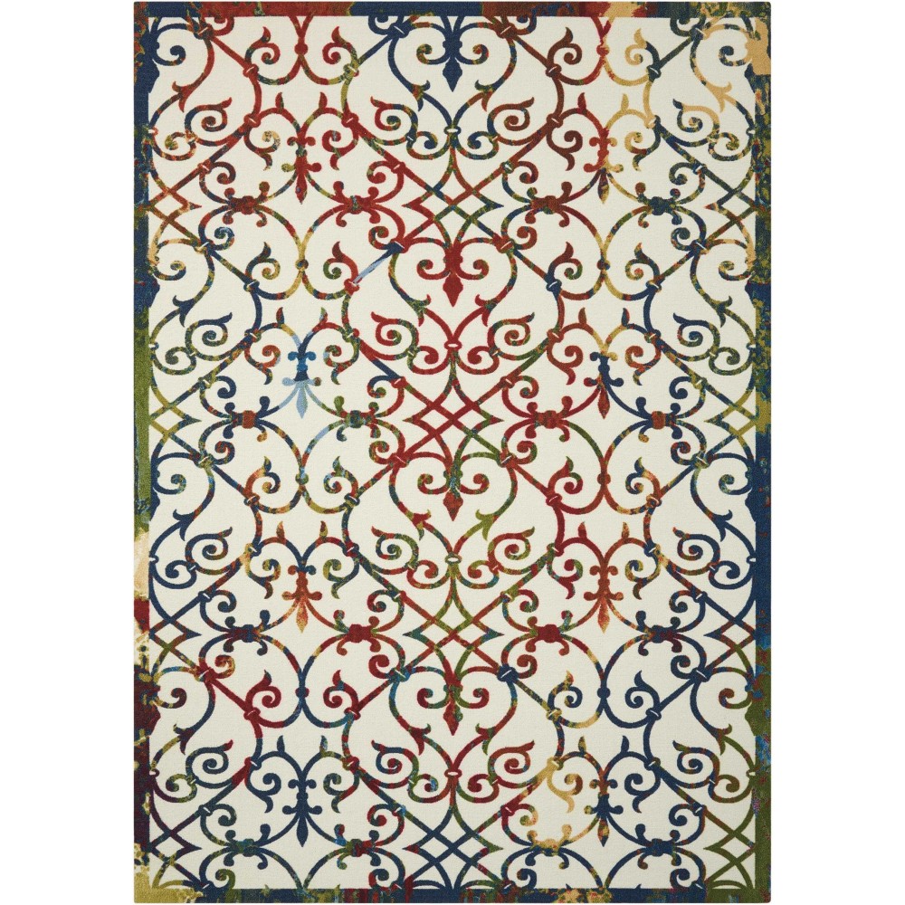 Nourison Home & Garden RS093 Area Rug, Multicolor, 10' x 13'