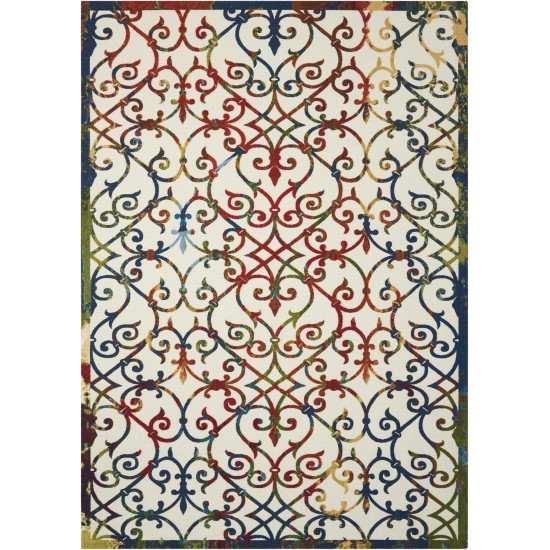 Nourison Home & Garden RS093 Area Rug, Multicolor, 4'4" x 6'3"