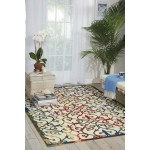 Nourison Home & Garden RS093 Area Rug, Multicolor, 4'4" x 6'3"