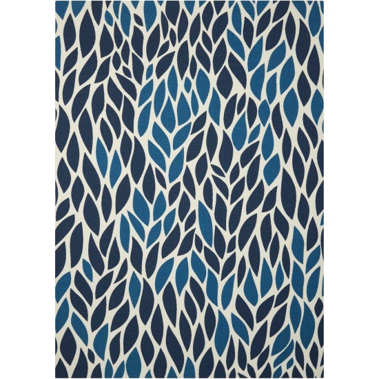 Nourison Home & Garden RS094 Area Rug, Blue, 10' x 13'