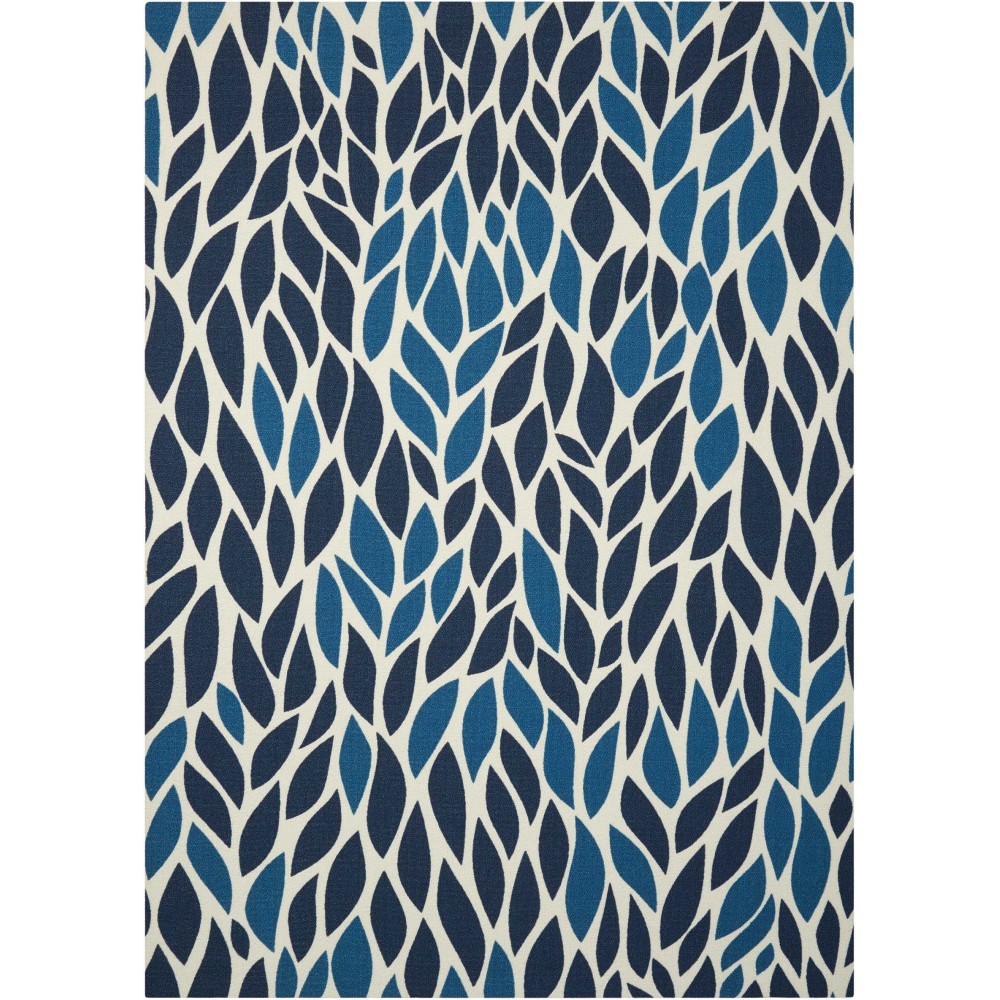 Nourison Home & Garden RS094 Area Rug, Blue, 5'3" x 7'5"