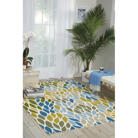 Nourison Home & Garden RS094 Area Rug, Multicolor, 10' x 13'