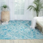 Nourison Home & Garden RS111 Area Rug, Marine, 5'3" x 7'5"