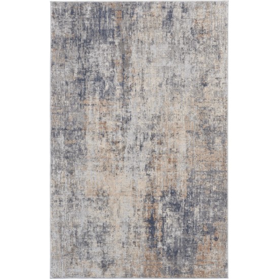 Nourison Rustic Textures RUS01 Area Rug, Grey/Beige, 3'11" x 5'11"