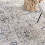 Nourison Rustic Textures RUS01 Area Rug, Grey/Beige, 7'10" x Round