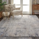 Nourison Rustic Textures RUS01 Area Rug, Grey/Beige, 9'3" x 12'9"