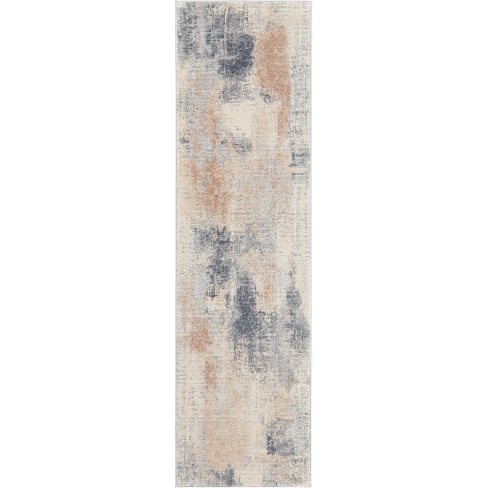 Nourison Rustic Textures RUS02 Runner Rug, Beige/Grey, 2'2" x 7'6"