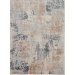 Nourison Rustic Textures RUS02 Area Rug, Beige/Grey, 7'10" x 10'6"