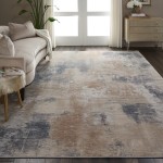 Nourison Rustic Textures RUS02 Area Rug, Beige/Grey, 9'3" x 12'9"