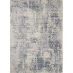 Nourison Rustic Textures RUS02 Area Rug, Blue/Ivory, 9'3" x 12'9"