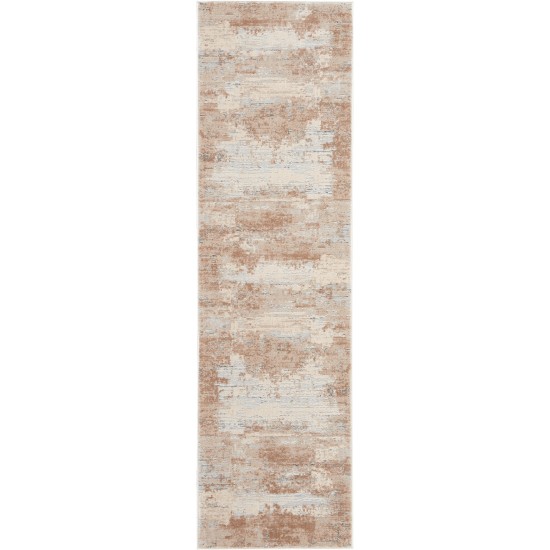 Nourison Rustic Textures RUS03 Runner Rug, Beige, 2'2" x 7'6"