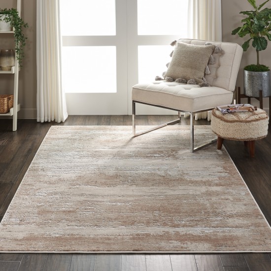 Nourison Rustic Textures RUS03 Area Rug, Beige, 3'11" x 5'11"