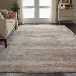 Nourison Rustic Textures RUS03 Area Rug, Beige, 7'10" x 10'6"