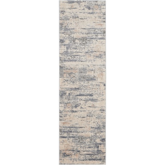 Nourison Rustic Textures RUS04 Runner Rug, Beige/Grey, 2'2" x 7'6"