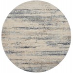 Nourison Rustic Textures RUS04 Area Rug, Beige/Grey, 5'3" x Round