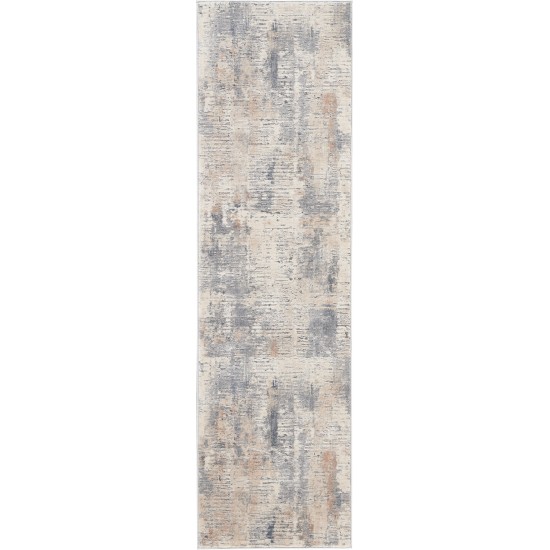 Nourison Rustic Textures RUS05 Runner Rug, Beige/Grey, 2'2" x 7'6"