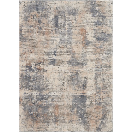 Nourison Rustic Textures RUS05 Area Rug, Beige/Grey, 3'11" x 5'11"