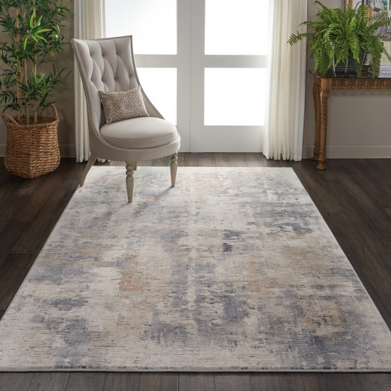 Nourison Rustic Textures RUS05 Area Rug, Beige/Grey, 3'11" x 5'11"