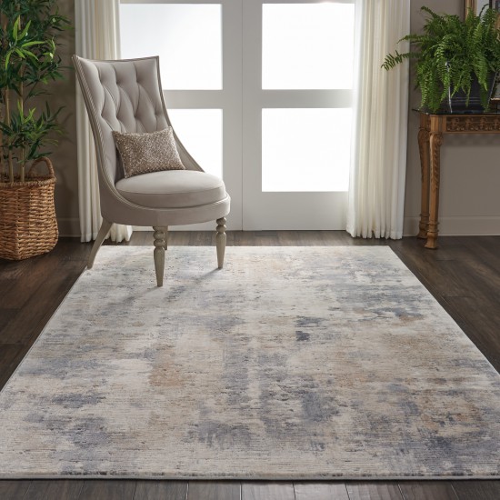 Nourison Rustic Textures RUS05 Area Rug, Beige/Grey, 3'11" x 5'11"