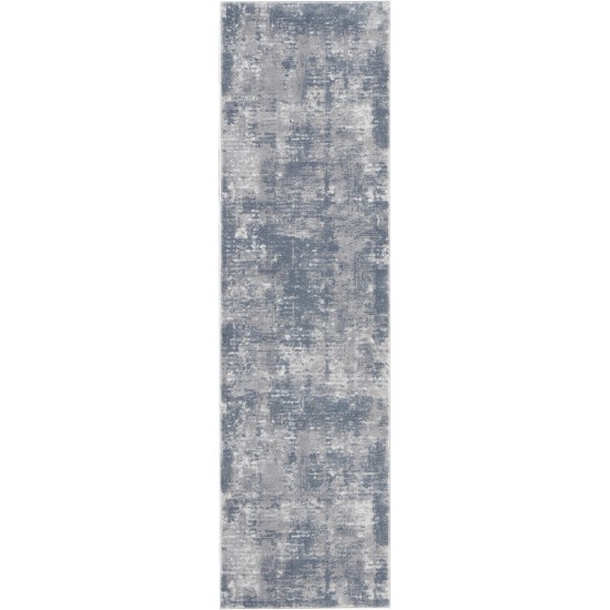 Nourison Rustic Textures RUS05 Runner Rug, Grey, 2'2" x 7'6"