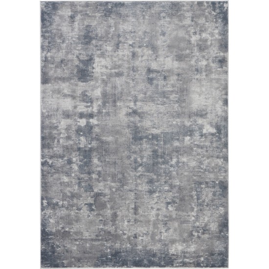 Nourison Rustic Textures RUS05 Area Rug, Grey, 3'11" x 5'11"