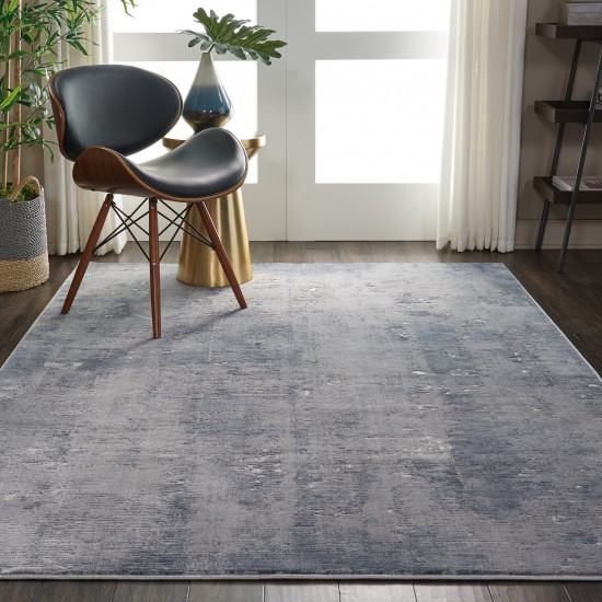 Nourison Rustic Textures RUS05 Area Rug, Grey, 5'3" x 7'3"