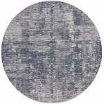 Nourison Rustic Textures RUS05 Area Rug, Grey, 5'3" x Round