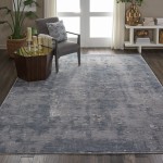 Nourison Rustic Textures RUS05 Area Rug, Grey, 7'10" x 10'6"