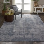 Nourison Rustic Textures RUS05 Area Rug, Grey, 9'3" x 12'9"