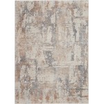 Nourison Rustic Textures RUS06 Area Rug, Beige/Grey, 3'11" x 5'11"