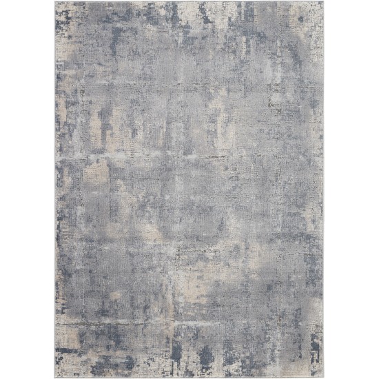 Nourison Rustic Textures RUS06 Area Rug, Grey/Beige, 3'11" x 5'11"