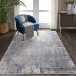 Nourison Rustic Textures RUS06 Area Rug, Grey/Beige, 3'11" x 5'11"