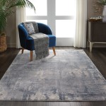 Nourison Rustic Textures RUS06 Area Rug, Grey/Beige, 3'11" x 5'11"