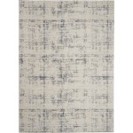 Nourison Rustic Textures RUS06 Area Rug, Ivory/Blue, 7'10" x 10'6"