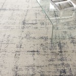 Nourison Rustic Textures RUS06 Area Rug, Ivory/Blue, 7'10" x 10'6"
