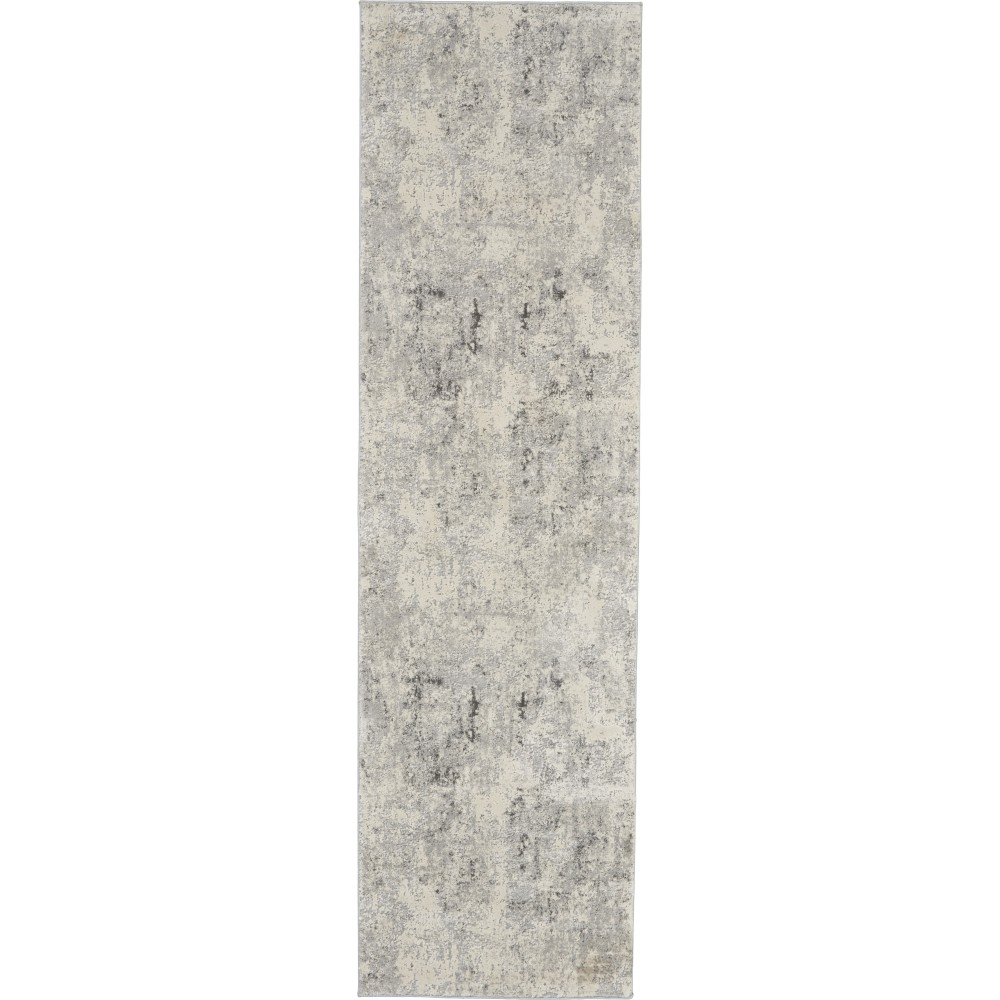 Nourison Rustic Textures RUS07 Runner Rug, Grey/Beige, 2'2" x 7'6" Nourison Rustic Textures RUS07 Runner Rug, Grey/Beige, 2'2" x 7'6"