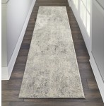 Nourison Rustic Textures RUS07 Runner Rug, Grey/Beige, 2'2" x 7'6"