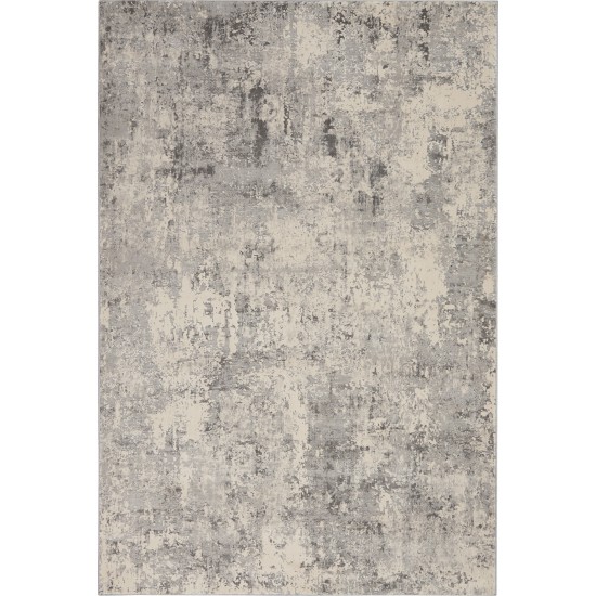 Nourison Rustic Textures RUS07 Area Rug, Grey/Beige, 3'11" x 5'11"