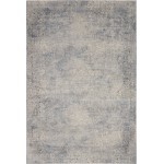 Nourison Rustic Textures RUS09 Area Rug, Ivory/Grey/Blue, 5'3" x 7'3"