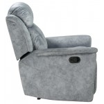 ACME Mariana Loveseat w/Console (Motion), Silver Gray Fabric