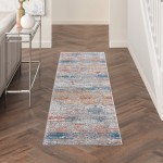 Nourison Rustic Textures RUS11 Runner Rug, Multicolor, 2'2" x 7'6"